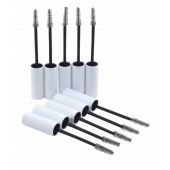 Rimel Maskara Fırçası 10 Adet Hacimli ve Kıvrık Kirpikler 13cm - 1