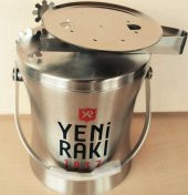2 YENİ RAKI RAKI BARDAĞI 1 ADET YENİ RAKI BUZ KOVASI MAŞA HEDİYELİ - 2