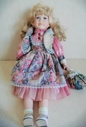 DAMGALI 55 CM AVRUPA PORSELEN OYUNCAK PORSELEN BEBEK N0 729 - 2