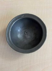 Vintage Zin Metalden Yapılma Kase - 1