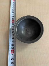 Vintage Zin Metalden Yapılma Kase - 2