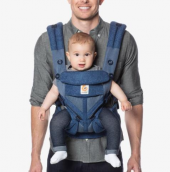 ERGO BABY 360 COOL AİR KANGRU OMNİ MESH BLUE PRİNT BEBEK KANGRUSU STOK SORUNUZ - 2