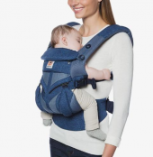 ERGO BABY 360 COOL AİR KANGRU OMNİ MESH BLUE PRİNT BEBEK KANGRUSU STOK SORUNUZ - 4