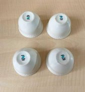 Vinatege 4 Adet Alemdar Porselen Üretimi Kahve Fincanı - 4