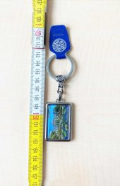 KOLEKSİYONLUK POPPELS DORFER SCHLOSS YAZILI ALMANYA ANAHTARLIK ETİKETLİ thumbnail 1