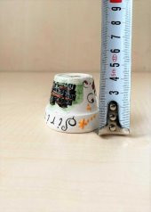 EL YAPIMI VE EL BOYAMA İZMİR ŞİRİNCE YAZILI FİNCAN SOSLUK KÜRDANLIK thumbnail 2