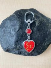 KOLEKSİYONLUK ÇİFT TARAFLI 3 HİLAL BOZKURT MHP ANAHTARLIK thumbnail 1