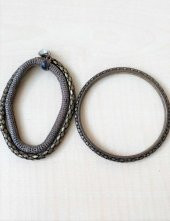 VİNTAGE 3 ADET METAL BİLEKLİK TAKI - 3