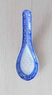 MADE İN CHİNA PORSELEN TADIM KAŞIĞI DAMGALI PORSELEN KAŞIK thumbnail 2