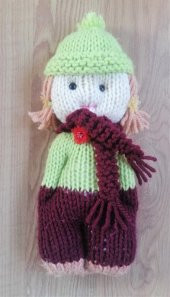 2 ADET EL YAPIMI BEZ BEBEK VE ÖRME BEBEK thumbnail 1