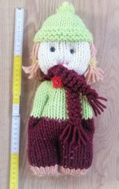 2 ADET EL YAPIMI BEZ BEBEK VE ÖRME BEBEK thumbnail 2