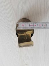 El İşi Otantik Bilezik Gerçek Vintage Pirinç Osmalı Takı NO 91 - 2