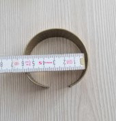 El İşi Otantik Bilezik Gerçek Vintage Bakır Pirinç Karışımı Osmalı Takı NO 85 - 2