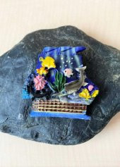 DENİZ CANLILARI TEMALI MAGNET BATIK GEMİ TEMALI MAGNET thumbnail 1