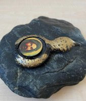 HZ. ALİ RESİMLİ MAGNET BAL KABAĞI FORMUNDA MAGNET - 2