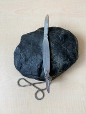 Vintage Çakı Çift Taraflı Çelik Bıçak Kamp Bıçağı TEMİZ thumbnail 2