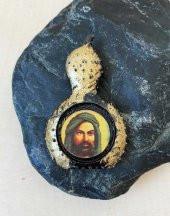 HZ. ALİ RESİMLİ MAGNET BAL KABAĞI FORMUNDA MAGNET NO 78 - 1