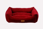 Dubex Cookie Kedi Köpek Yatağı Kırmızı XSmall 50x40x17 cm - 1