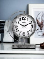 Galaxy Premium Serisi Modern Kadranlı Metal Ofis ve Masa Üstü Saat 20 cm - 2