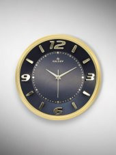Galaxy Exclucive Kabartama Rakamlı Klasik Kadranlı 30 cm Duvar Saati Gold - 1