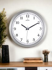 Galaxy 1964-K Serisi Lüx Premium Klasik Ofis ve Duvar Saati 35 CM Gri - 2
