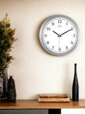 Galaxy 1964-K Serisi Lüx Premium Klasik Ofis ve Duvar Saati 35 CM Gri - 3