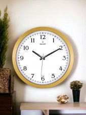 Galaxy 1964-K Serisi Lüx Premium Klasik Ofis ve Duvar Saati 35 CM Gold - 2