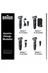 Braun Series 7 73s Tıraş Makinesi Yedek Başlığı - Gümüş - 4