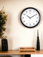 Galaxy 1964-K Serisi Lüx Premium Klasik Ofis ve Duvar Saati 35 CM Siyah - 3