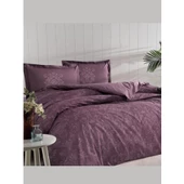 Özdilek Antico Mürdüm Tek Kişilik Pamuklu Nevresim Takımı  2291 - 1