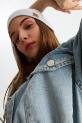 Melanj Kadın Pamuklu Kaşkorse, Terletmez, Ultra Hafif ve Yumuşak İpli Şapka Bere thumbnail 7