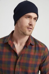 Kadın Genç Kız, Elit siyah kürk ponpon detaylı  Şapka Bere -Spor, Rahat, pamuklu, TERMAL kumaş thumbnail 8