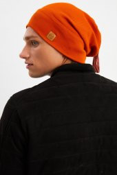 Kiremit Erkek Pamuklu Kaşkorse, Terletmez, Ultra Hafif ve Yumuşak İpli Şapka Bere thumbnail 4