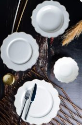Paçi Yemek Takımı 24 Parça Bone Chine Flora - 2
