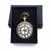 Valkyrie Vintage Kutulu Retro Rakamlı Köstekli Saat - Cep Saati - 2