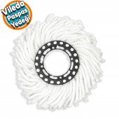 Ev Ofis İş yeri Mikrofiber Makarna Temizlik Kurulama Havlu Mop Vileda Başlık Yedeği EH171 - 1