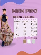 mrmpro Kadın Bermuda Şort Plaj Giyim 2 Li Takım Petli Crop ve Cepli Şort İkili Deniz Plaj Havuz - 4