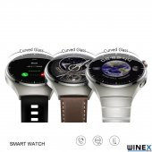 Winex Watch 4 Pro Curved Amoled Ekran Android İos HarmonyOs Uyumlu Akıllı Saat Siyah - 4