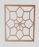 Hobi Adn 90230 Dekoratif Çerçeve Çiçek Motifli Ahşap MDF HAM CNC Kesim El Yapım - 1