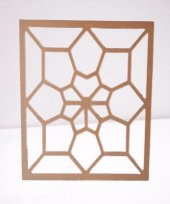 Hobi Adn 90230 Dekoratif Çerçeve Çiçek Motifli Ahşap MDF HAM CNC Kesim El Yapım - 2