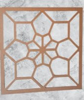 Hobi Adn 90230 Dekoratif Çerçeve Çiçek Motifli Ahşap MDF HAM CNC Kesim El Yapım - 3