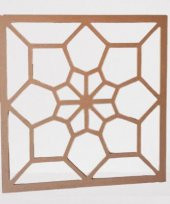 Hobi Adn 90230 Dekoratif Çerçeve Çiçek Motifli Ahşap MDF HAM CNC Kesim El Yapım - 4