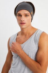 Füme Erkek Pamuklu Termal, Kaymaz, Terletmez, Ultra Hafif, Spor Saç Bandı Bandana Buff - 1