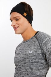 Siyah Erkek Pamuklu Termal, Kaymaz, Terletmez, Ultra Hafif, Spor Saç Bandı Bandana Buff - 1