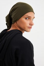 HAKİ Erkek 4 fonksiyonlu Koruyucu  Pamuklu, Esnek, Terletmez, Bandana, Boyunluk, Buff, Maske - 3