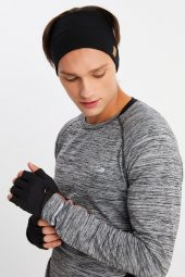 Siyah Erkek Pamuklu Termal, Kaymaz, Terletmez, Ultra Hafif, Spor Saç Bandı Bandana Buff - 2