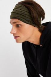 HAKİ Erkek 4 fonksiyonlu Koruyucu Pamuklu, Esnek, Terletmez, Bandana, Boyunluk, Buff, Maske - 5