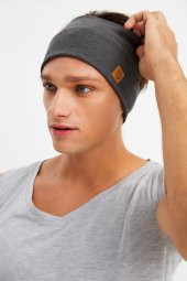 Füme Erkek Pamuklu Termal, Kaymaz, Terletmez, Ultra Hafif, Spor Saç Bandı Bandana Buff - 4