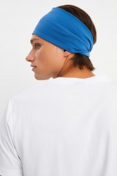Parlament Erkek Pamuklu Penye, Kaymaz, Ultra Hafif, Spor Geniş Saç Bandı Bandana Buff - 4