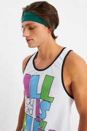 Zümrüt Yeşil Erkek Pamuklu Penye, Kaymaz, Terletmez, Ultra Hafif, Spor Saç Bandı Bandana - 5